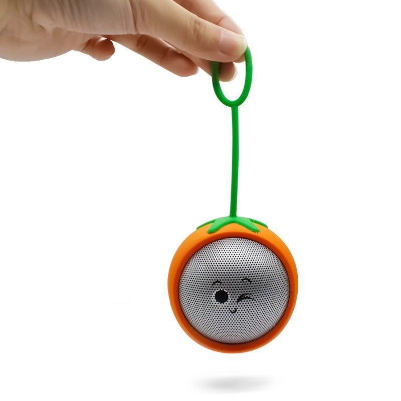 Spherical Bluetooth Speaker Wireless Mini Cute Small Speaker Cartoon Creative Silicone Card Slot New Portable Model