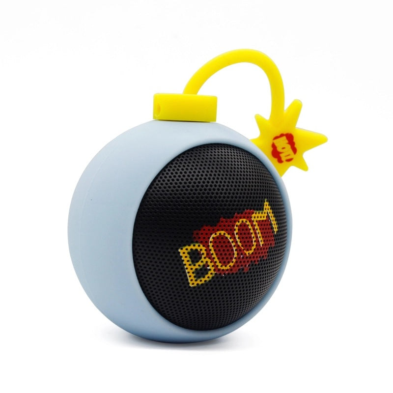 Spherical Bluetooth Speaker Wireless Mini Cute Small Speaker Cartoon Creative Silicone Card Slot New Portable Model