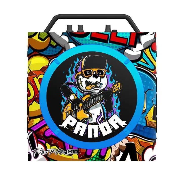 M10 Square Dance Speaker Portable Handheld Backpack Wireless Bluetooth Karaoke Practice Street Dance Yoga Fitness Subwoofer