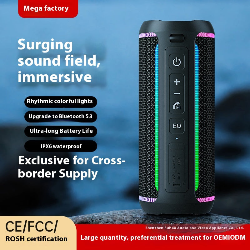 Leden Bluetooth Speaker X30 High-Quality Wireless Subwoofer Outdoor Portable Waterproof Car Speaker