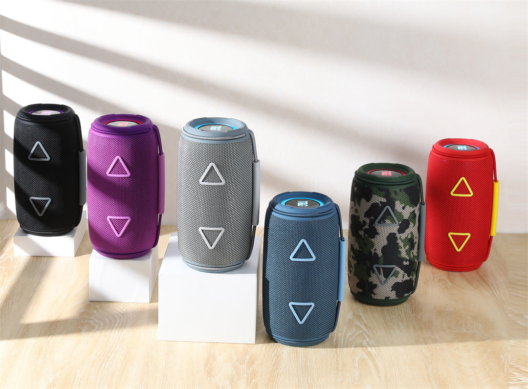 Cross-Border New Bluetooth Speaker TG657 Outdoor Portable Sports Cylindrical RGB Lighting Handheld Subwoofer Speaker