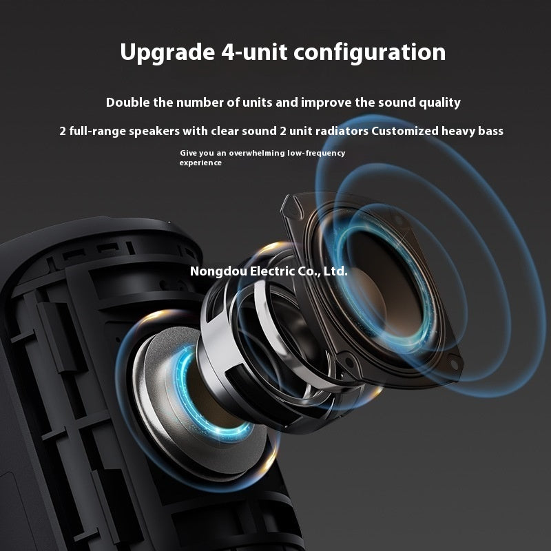 YEAHBOX/Soundwave Lion Bluetooth Speaker A8PRO Outdoor Portable 40W Subwoofer Waterproof Portable Desktop Speaker