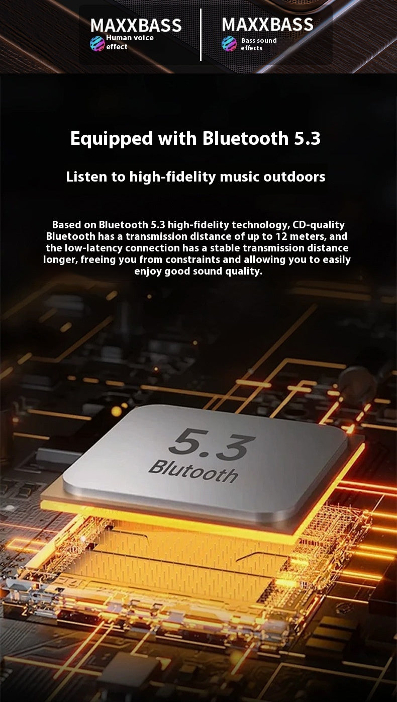 Berlin Sound Bluetooth Speaker High-Quality Sound Large Volume Subwoofer Home Audiophile Wireless Bluetooth Speaker