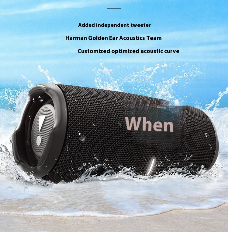 JBL CHARGE5 Music Shockwave 5th Generation Portable Bluetooth Speaker + Subwoofer Outdoor Speaker