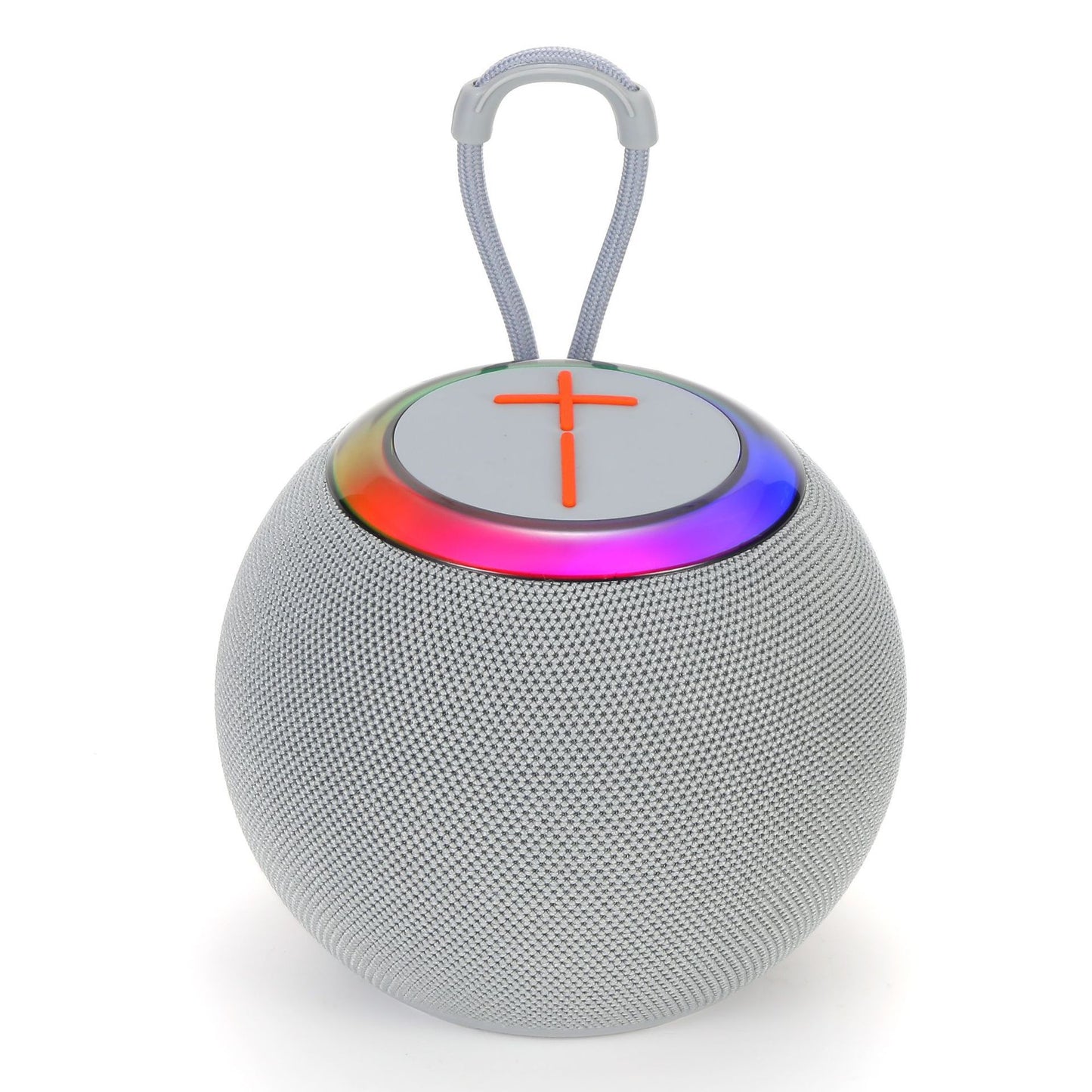 New Bluetooth Speaker Ball Shape Fabric Handheld Sports Outdoor Cycling RGB Wireless Small Speaker Hot Item 68D