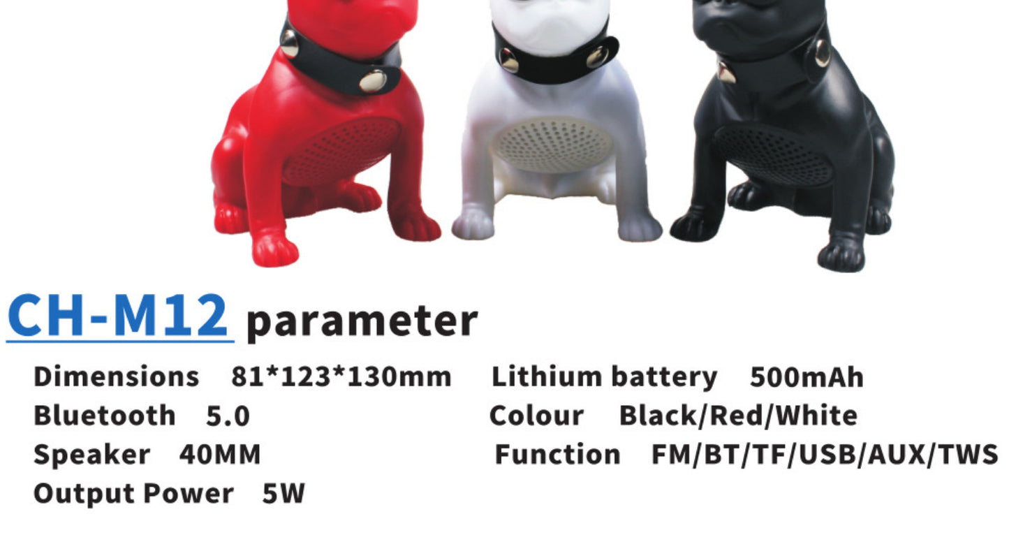 Cartoon Multifunctional Bluetooth Speaker Wireless Card Slot Square Dance Subwoofer Home Desktop Light Big Speaker