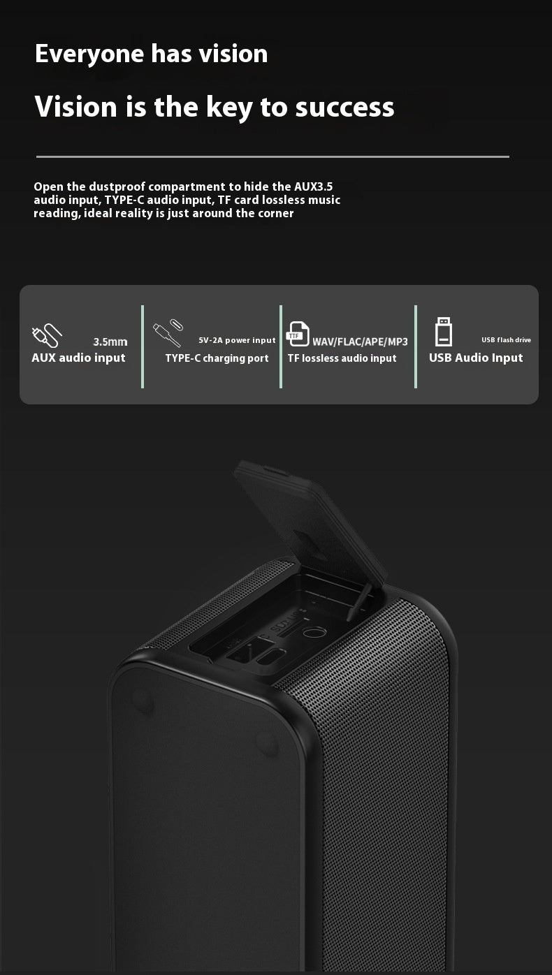 Berlin Sound Bluetooth Speaker High-Quality Sound Large Volume Subwoofer Home Audiophile Wireless Bluetooth Speaker