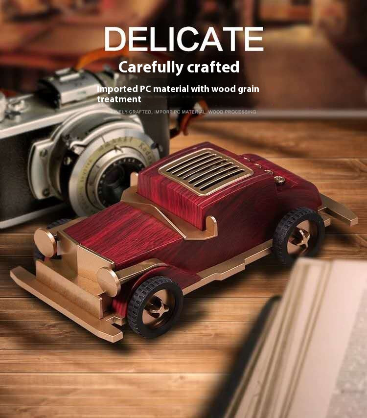 Creative New Multifunctional Vintage Car Bluetooth Speaker Retro Fashion Wireless Bluetooth Mini Card Slot Small Speaker