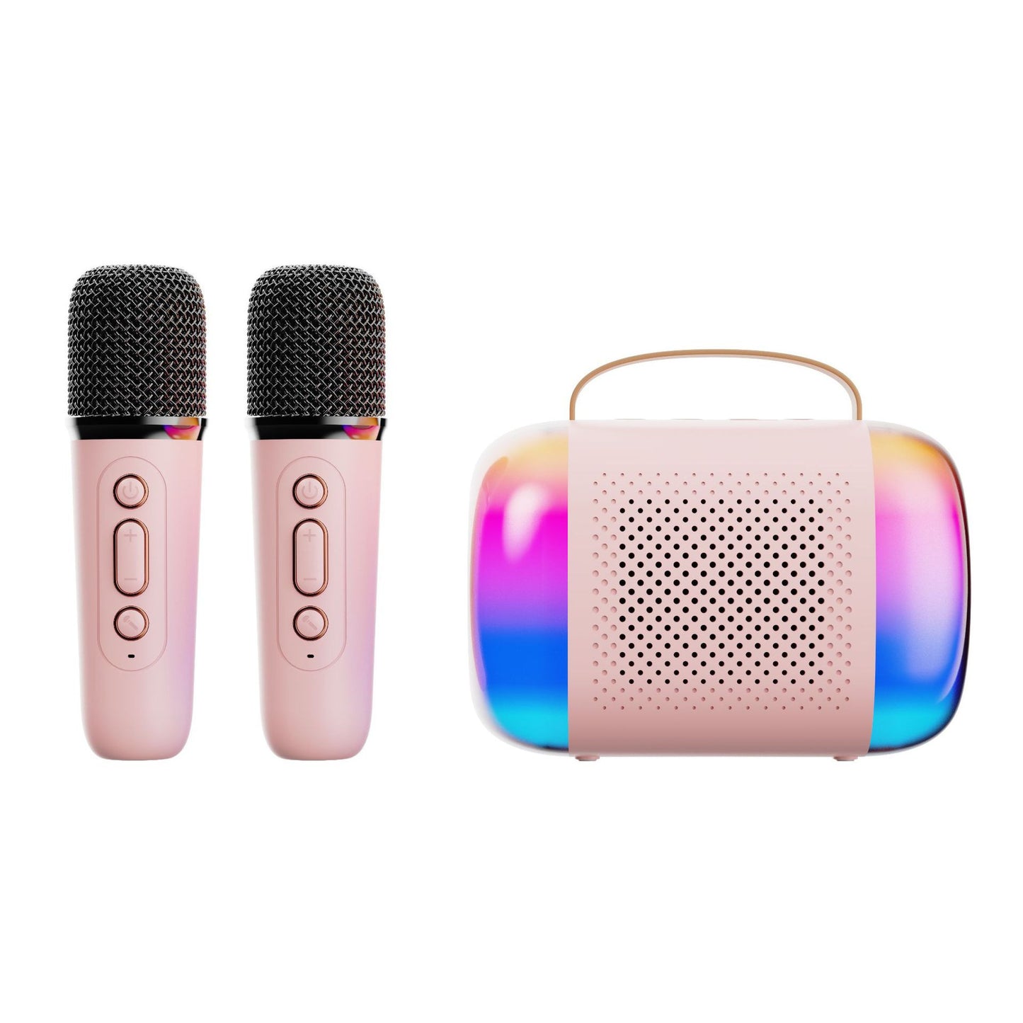 New Bluetooth Speaker Portable Outdoor Bluetooth Audio Wireless Karaoke with Microphone for Home KTV