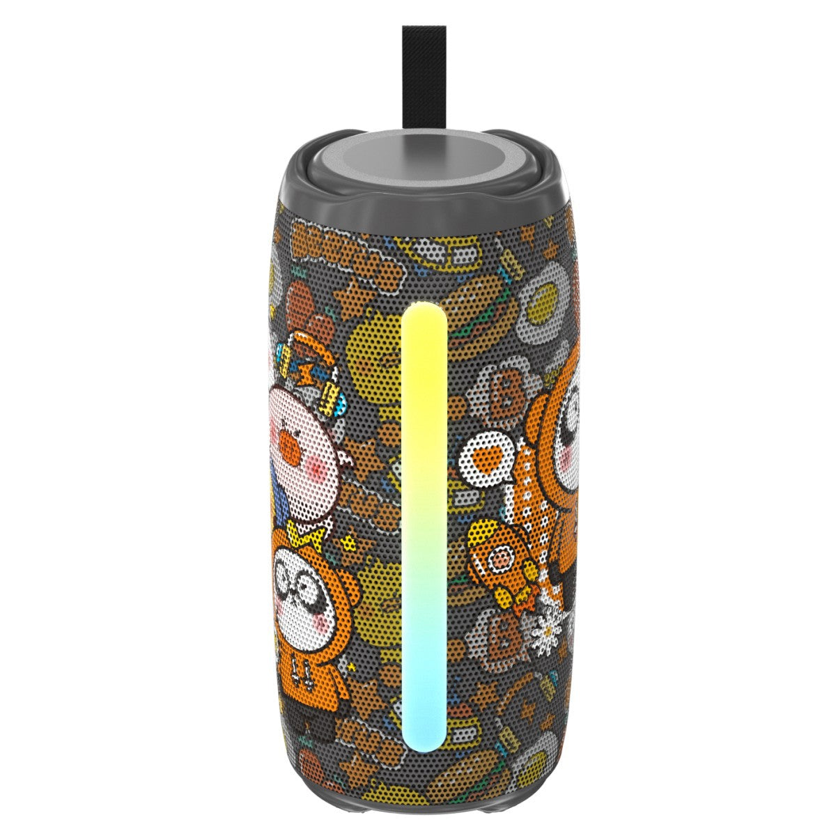 Cartoon Bluetooth Speaker Outdoor Camping Portable Subwoofer Bluetooth Speaker with Light and Deep Bass