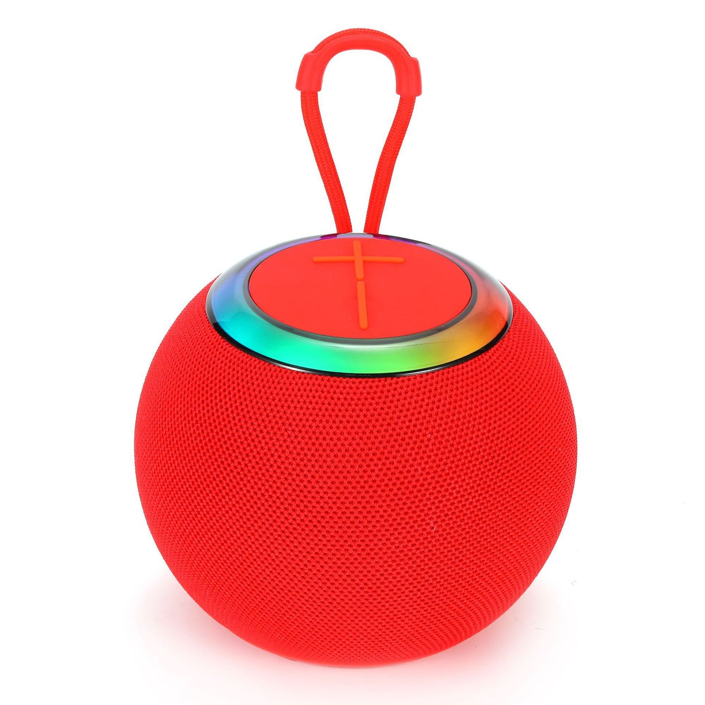 New Bluetooth Speaker Ball Shape Fabric Handheld Sports Outdoor Cycling RGB Wireless Small Speaker Hot Item 68D