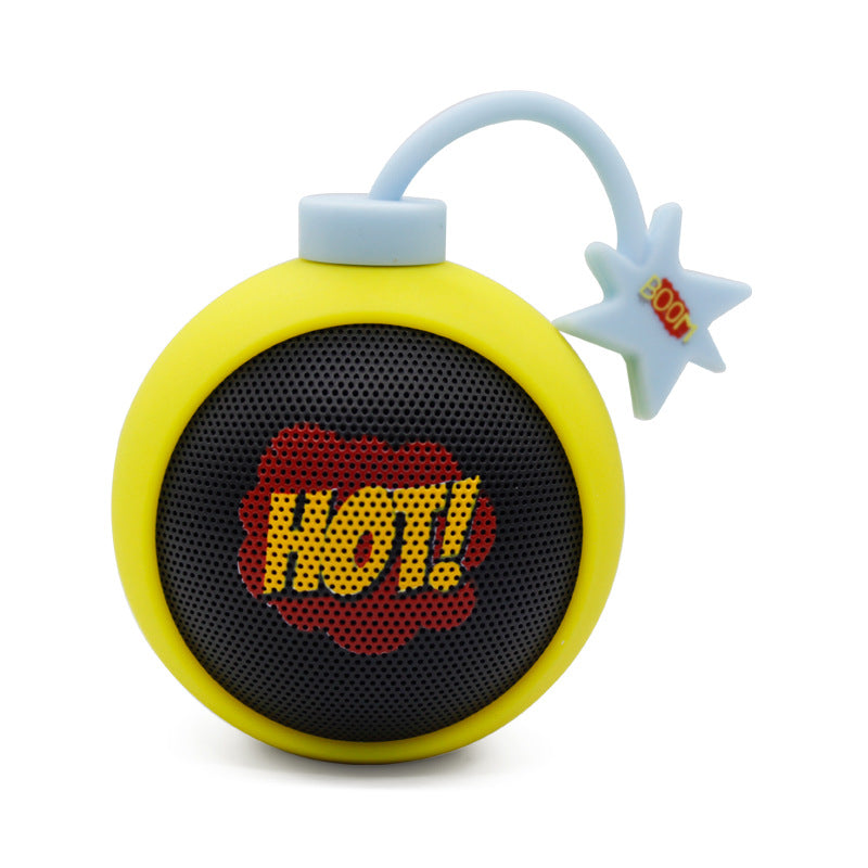 Spherical Bluetooth Speaker Wireless Mini Cute Small Speaker Cartoon Creative Silicone Card Slot New Portable Model