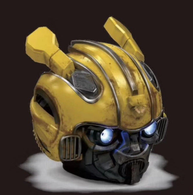 New Bluetooth Speaker Iron Man Bumblebee Helmet Creative Gift Novelty Radio Card Slot Phone Speaker