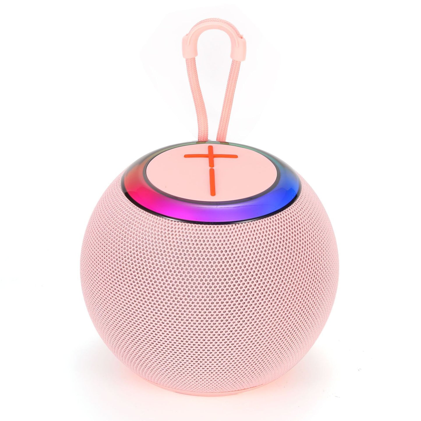 New Bluetooth Speaker Ball Shape Fabric Handheld Sports Outdoor Cycling RGB Wireless Small Speaker Hot Item 68D