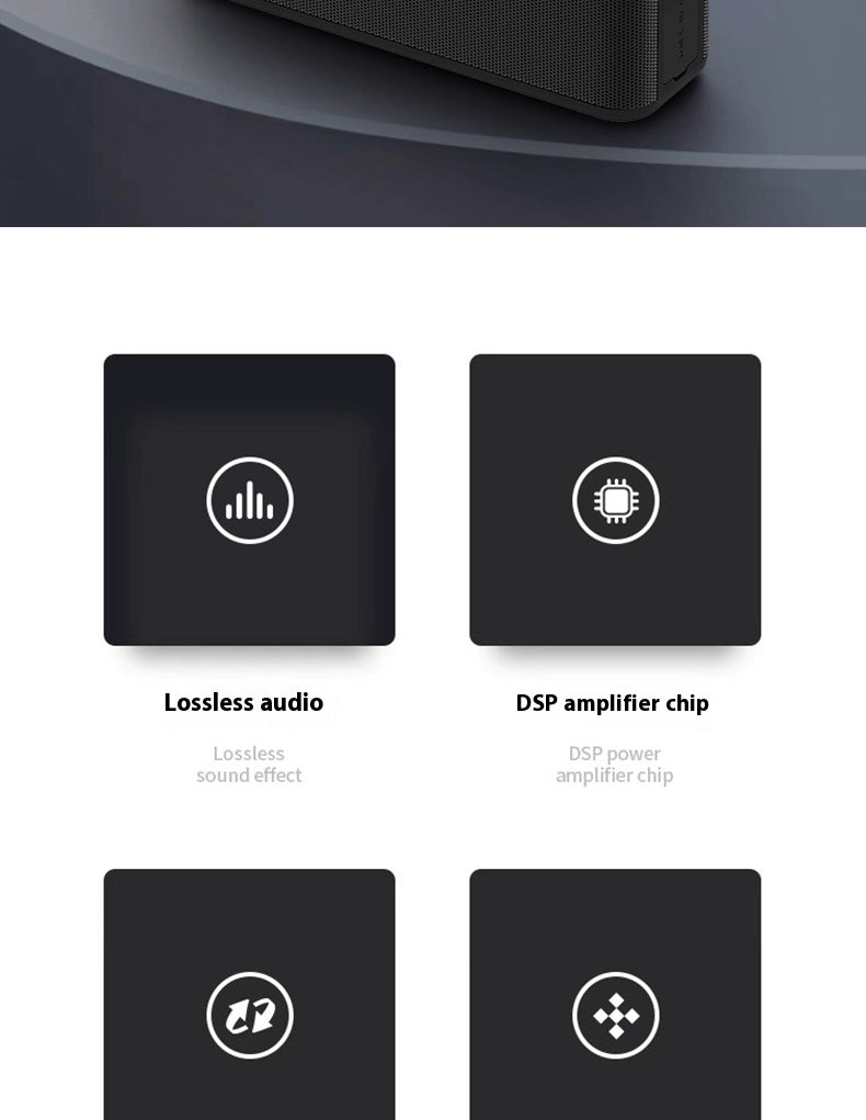 Berlin Sound Bluetooth Speaker High-Quality Sound Large Volume Subwoofer Home Audiophile Wireless Bluetooth Speaker