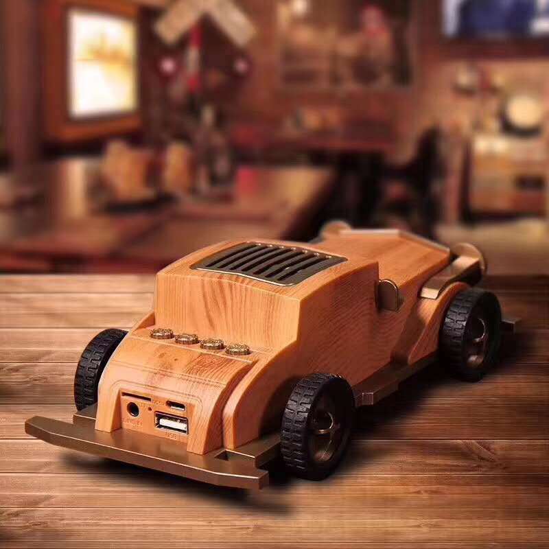 Creative New Multifunctional Vintage Car Bluetooth Speaker Retro Fashion Wireless Bluetooth Mini Card Slot Small Speaker