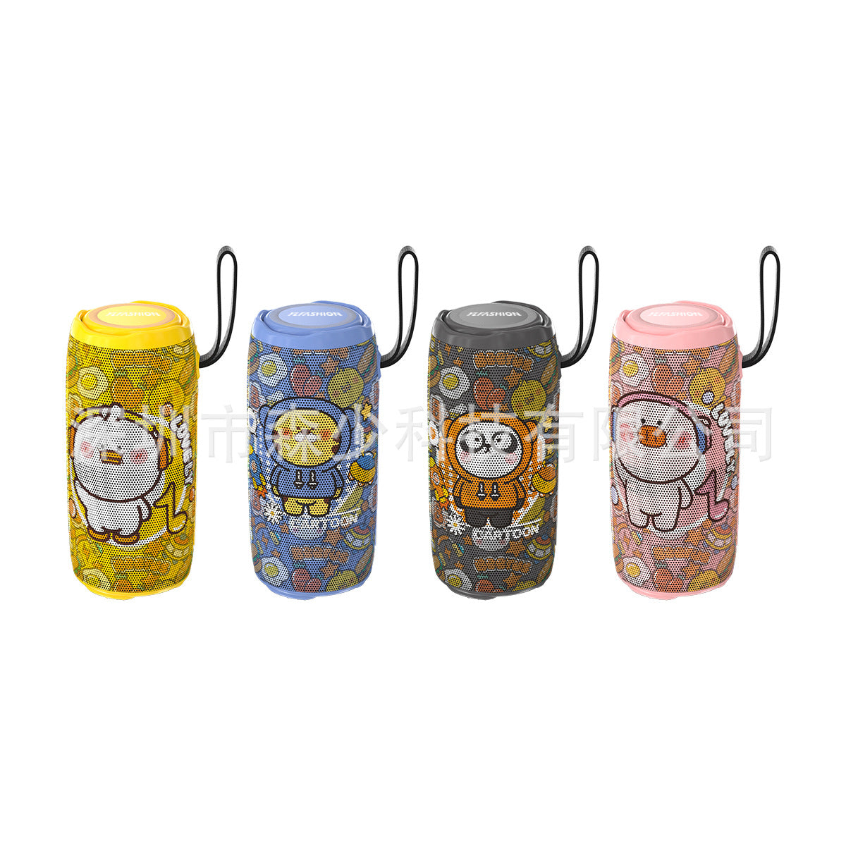 Cartoon Bluetooth Speaker Outdoor Camping Portable Subwoofer Bluetooth Speaker with Light and Deep Bass