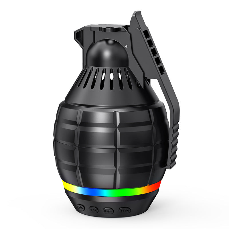 New Wireless Bluetooth Speaker Grenade Portable with FM Radio Bluetooth Speaker Outdoor Hiking Subwoofer