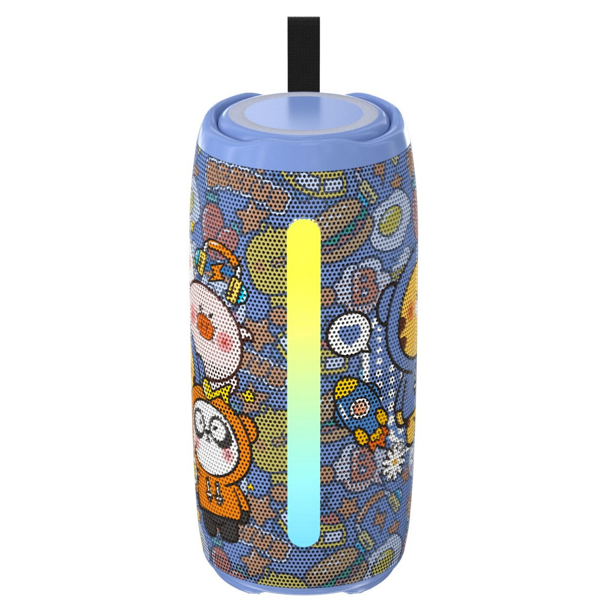 Cartoon Bluetooth Speaker Outdoor Camping Portable Subwoofer Bluetooth Speaker with Light and Deep Bass