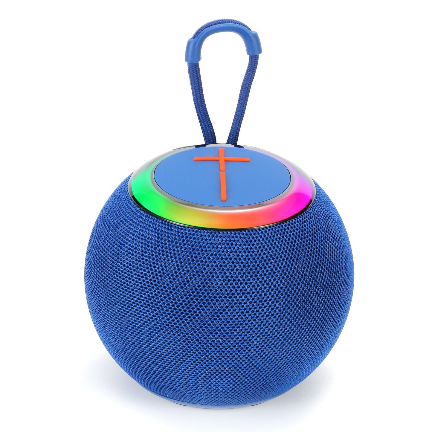 New Bluetooth Speaker Ball Shape Fabric Handheld Sports Outdoor Cycling RGB Wireless Small Speaker Hot Item 68D