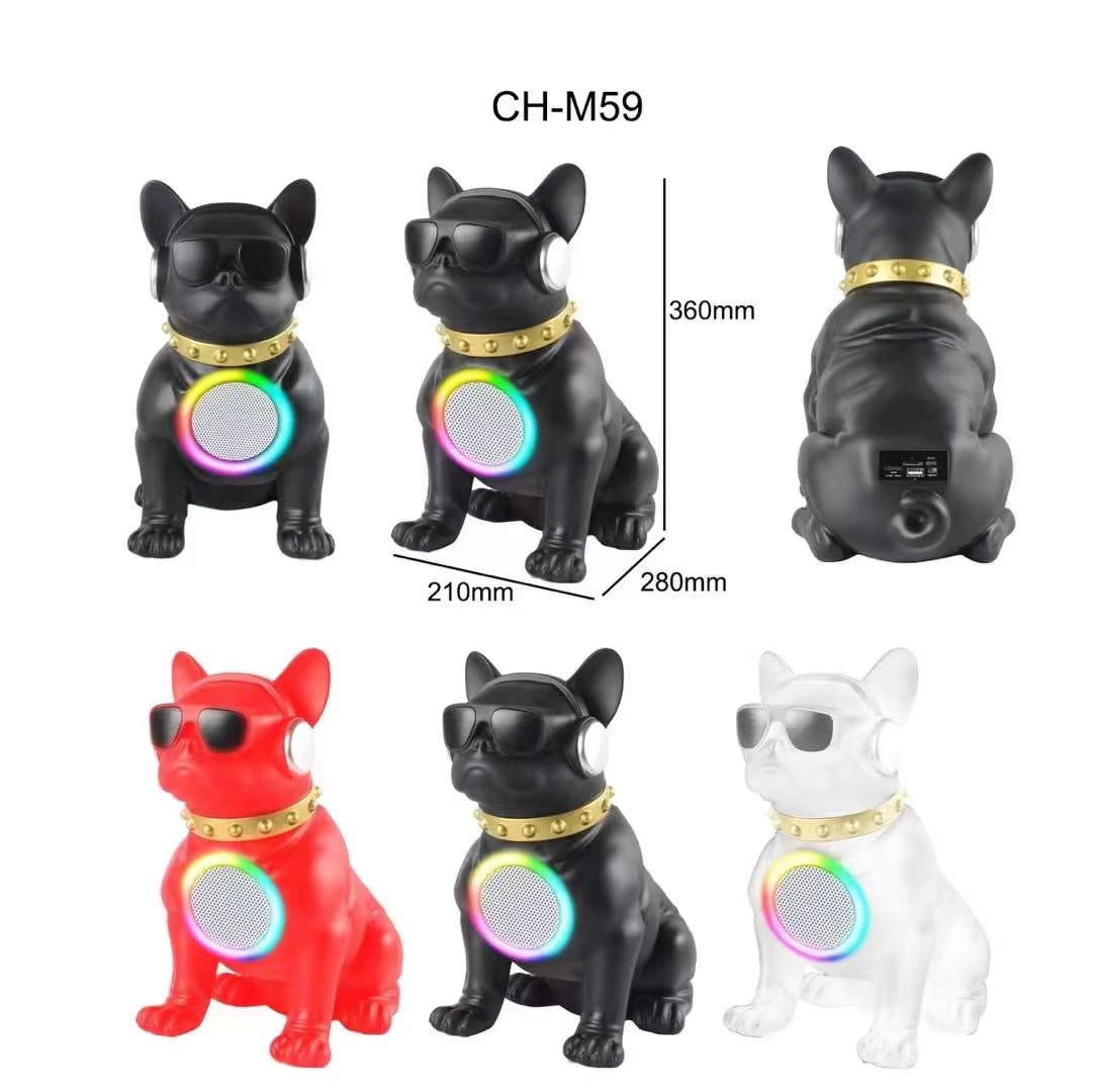 Cartoon Multifunctional Bluetooth Speaker Wireless Card Slot Square Dance Subwoofer Home Desktop Light Big Speaker