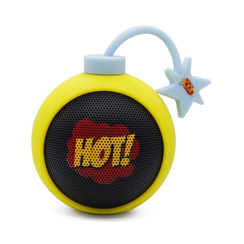 Spherical Bluetooth Speaker Wireless Mini Cute Small Speaker Cartoon Creative Silicone Card Slot New Portable Model