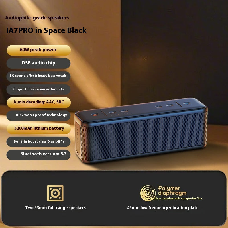 Berlin Sound Bluetooth Speaker High-Quality Sound Large Volume Subwoofer Home Audiophile Wireless Bluetooth Speaker