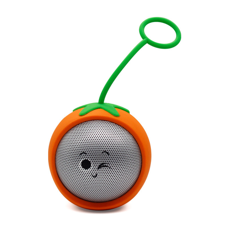 Spherical Bluetooth Speaker Wireless Mini Cute Small Speaker Cartoon Creative Silicone Card Slot New Portable Model