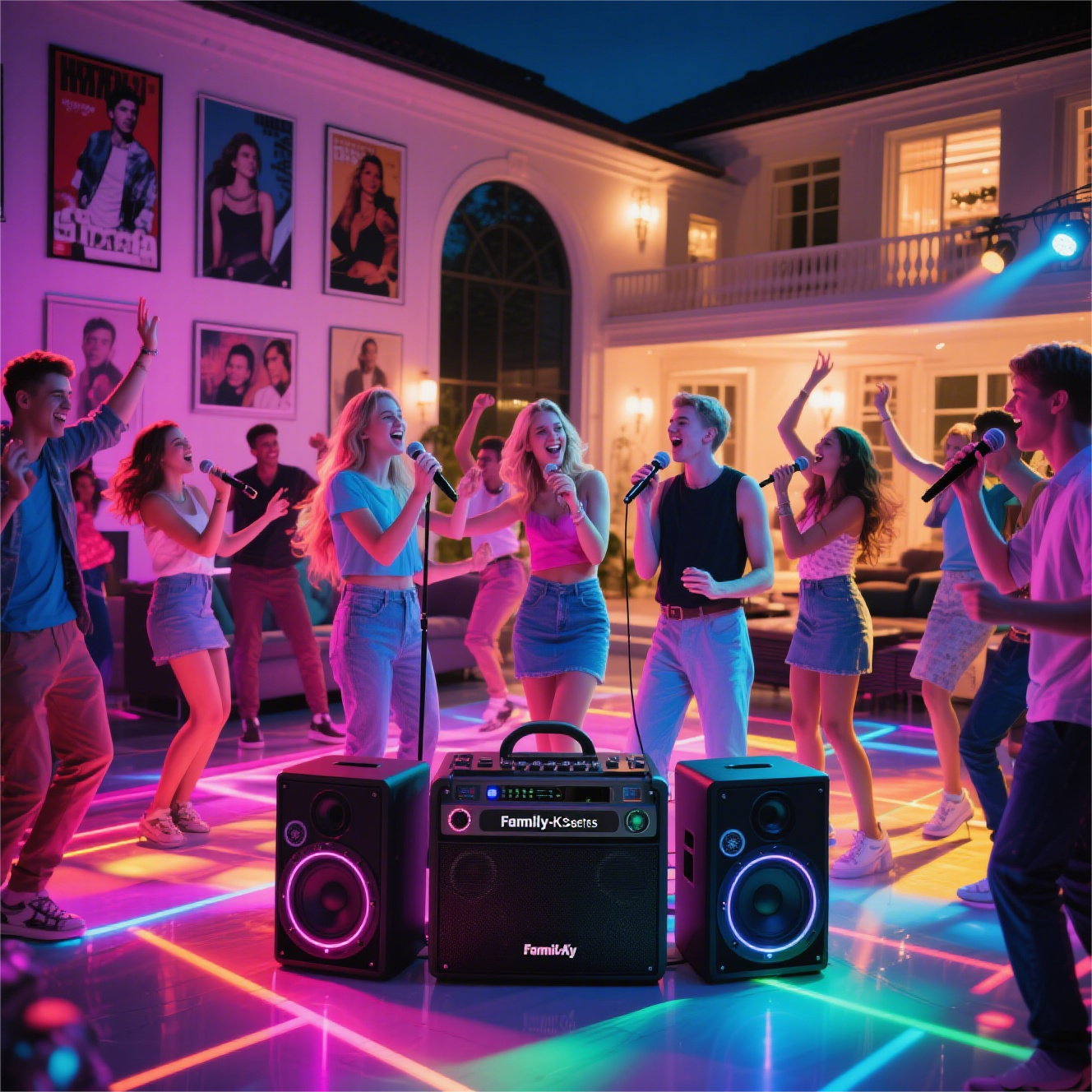 Family karaoke