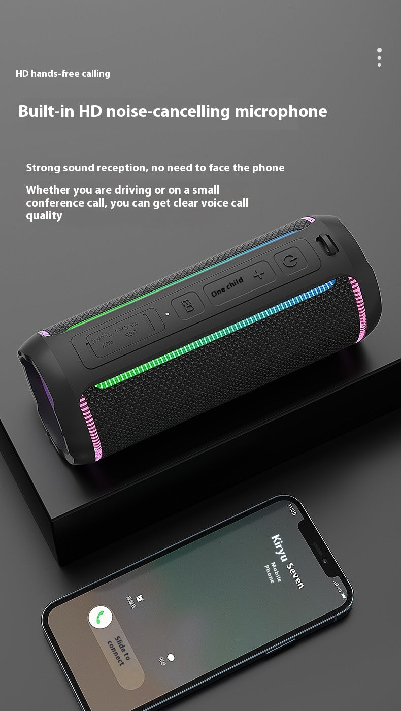Leden Bluetooth Speaker X30 High-Quality Wireless Subwoofer Outdoor Portable Waterproof Car Speaker