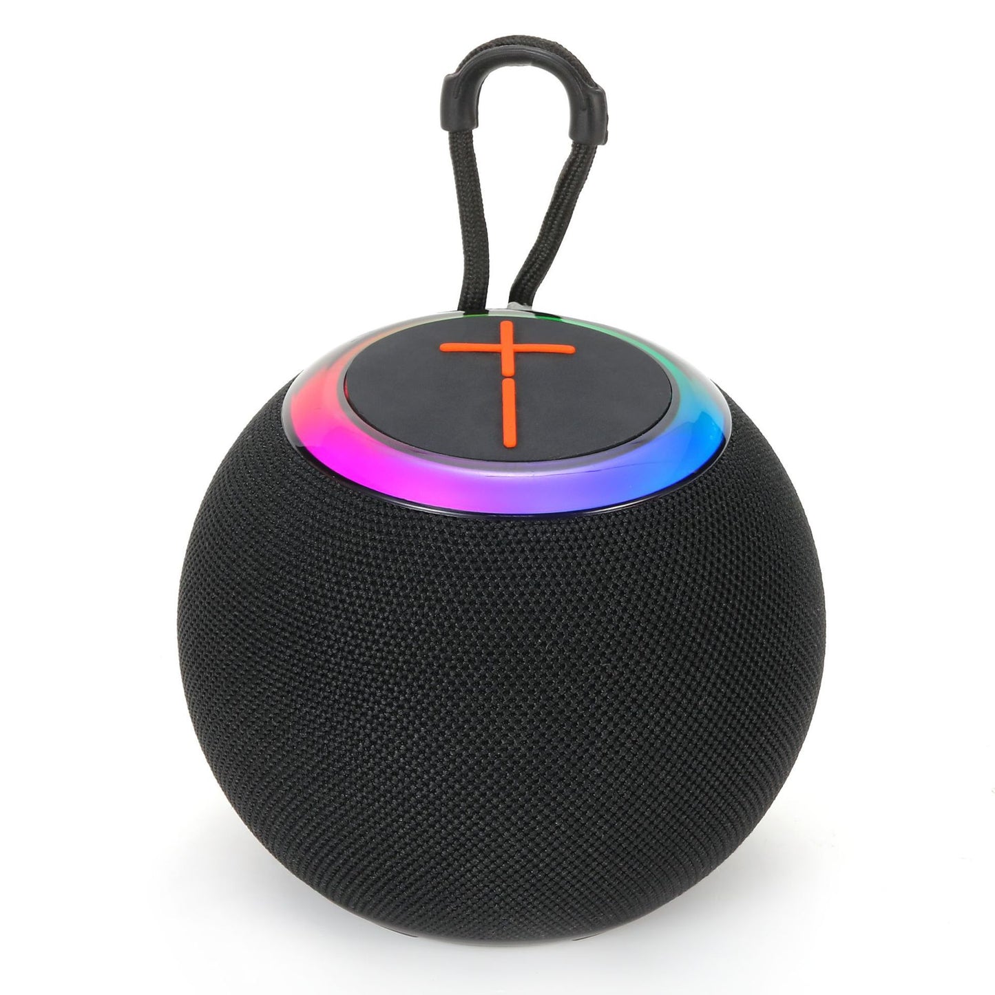 New Bluetooth Speaker Ball Shape Fabric Handheld Sports Outdoor Cycling RGB Wireless Small Speaker Hot Item 68D