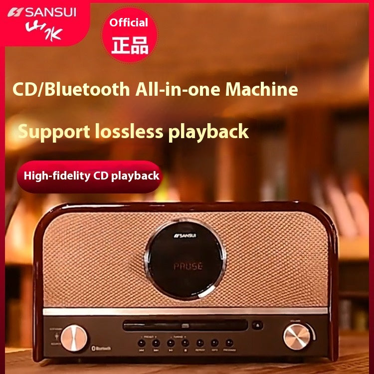 Shanshui MCB800 Wireless Bluetooth Speaker 3D Surround Home Portable Mini FM Radio Audiophile CD Player