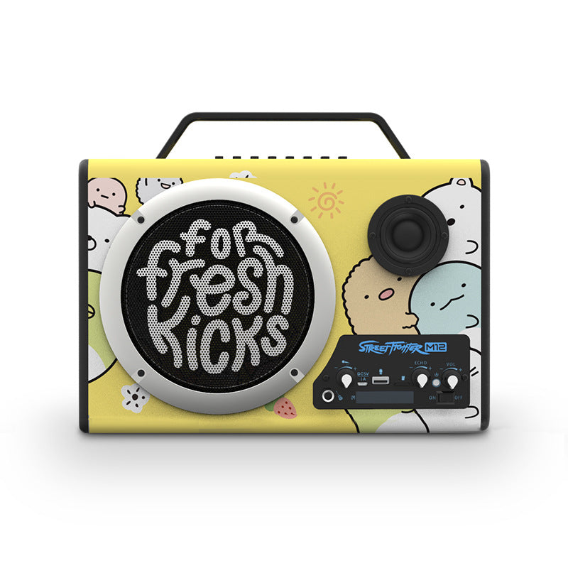 Hip-Hop Style Bluetooth Speaker Fashion Trend Music Companion Portable Hip-Hop Style Bluetooth Speaker Hip-Hop Style