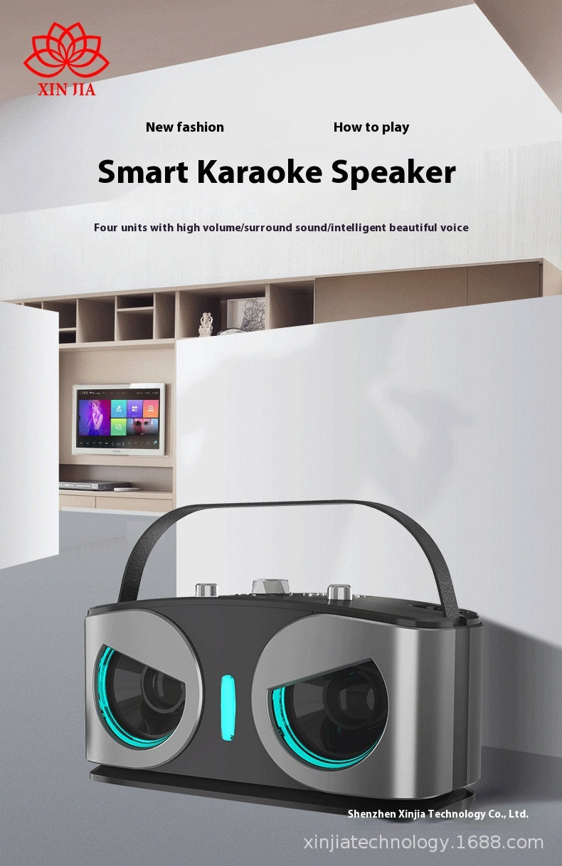 SD306 Bluetooth Speaker with Microphone A922 Home Outdoor Portable KTV Wireless Karaoke Speaker Set