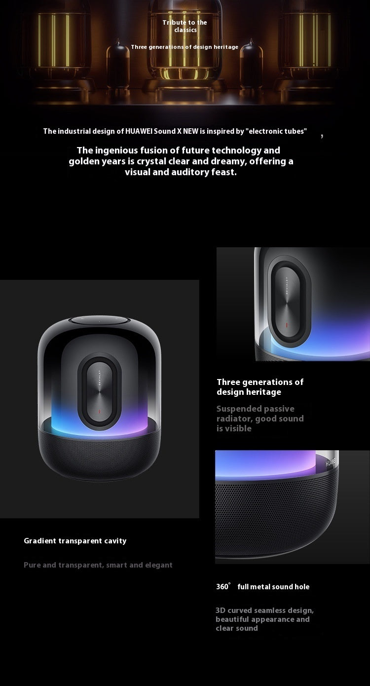Brand New Huawei SoundX New Smart Bluetooth Speaker for Home Desktop with Devialet Tuning and Smart Voice Control