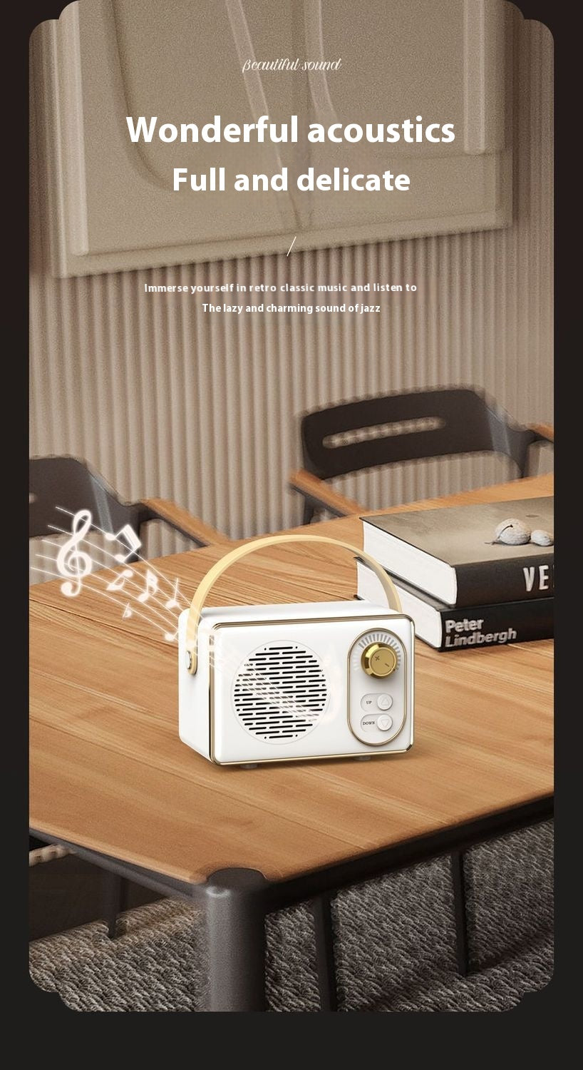 Bluetooth Speaker Desktop Subwoofer Large Volume Home Card Portable Outdoor Wireless High Sound Quality Audio Gift