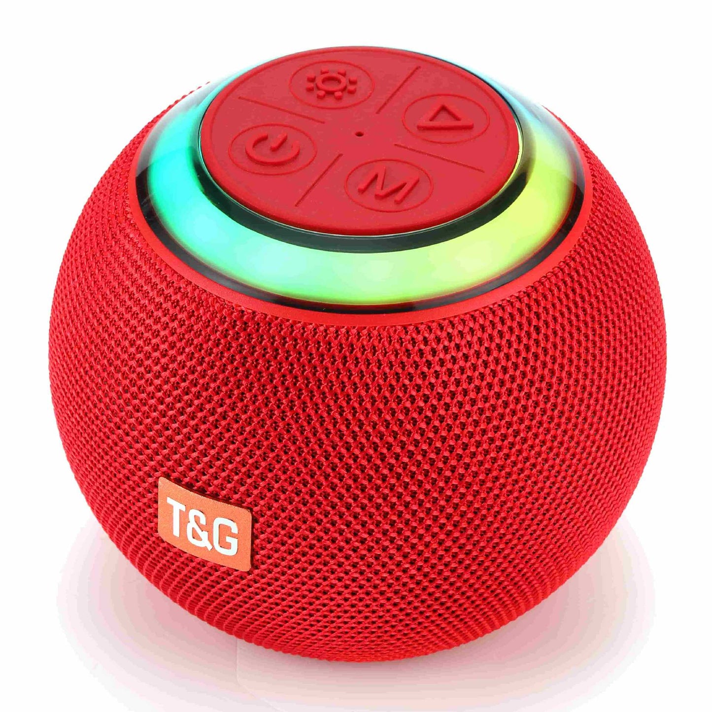 New TG683 Bluetooth Speaker Round Colorful Light Card Insert U Disk Outdoor Portable Big Speaker Mini Subwoofer