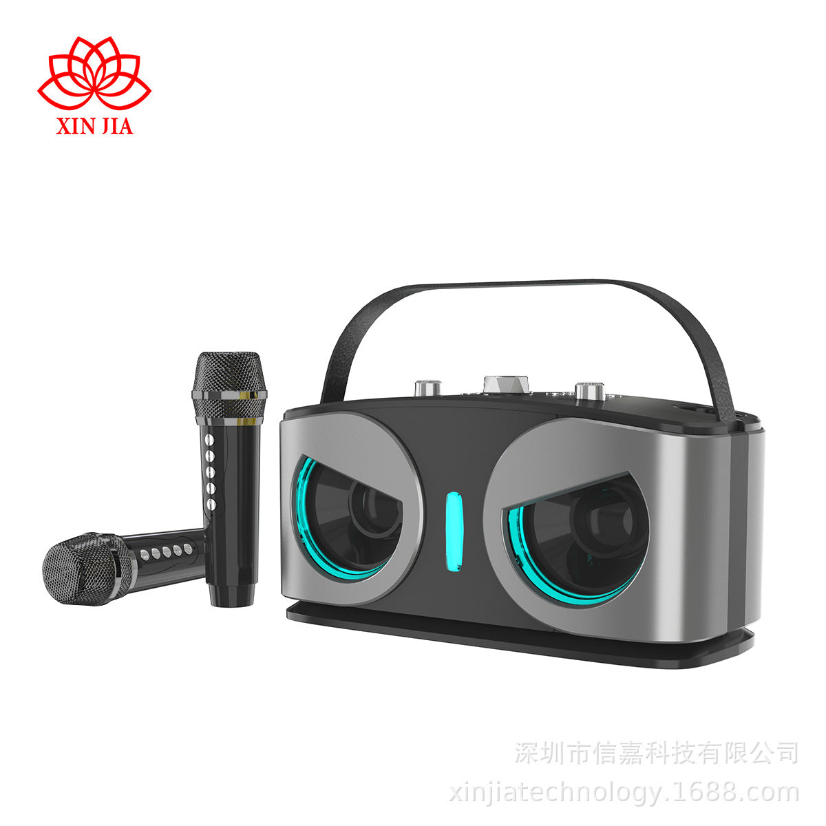 SD306 Bluetooth Speaker with Microphone A922 Home Outdoor Portable KTV Wireless Karaoke Speaker Set
