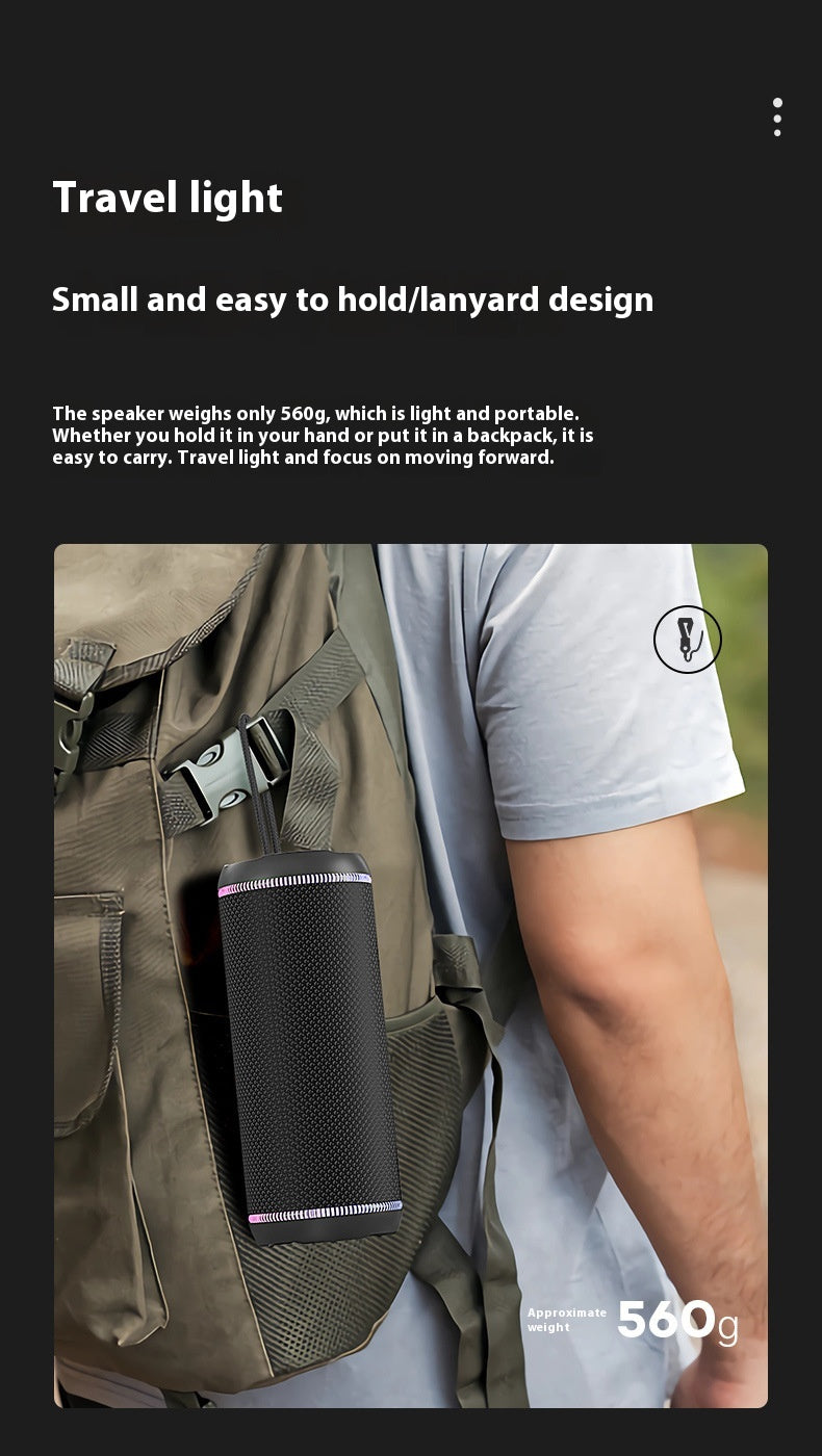 Leden Bluetooth Speaker X30 High-Quality Wireless Subwoofer Outdoor Portable Waterproof Car Speaker