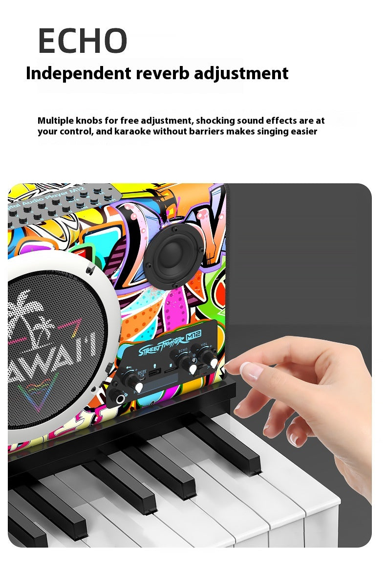 Hip-Hop Style Bluetooth Speaker Fashion Trend Music Companion Portable Hip-Hop Style Bluetooth Speaker Hip-Hop Style