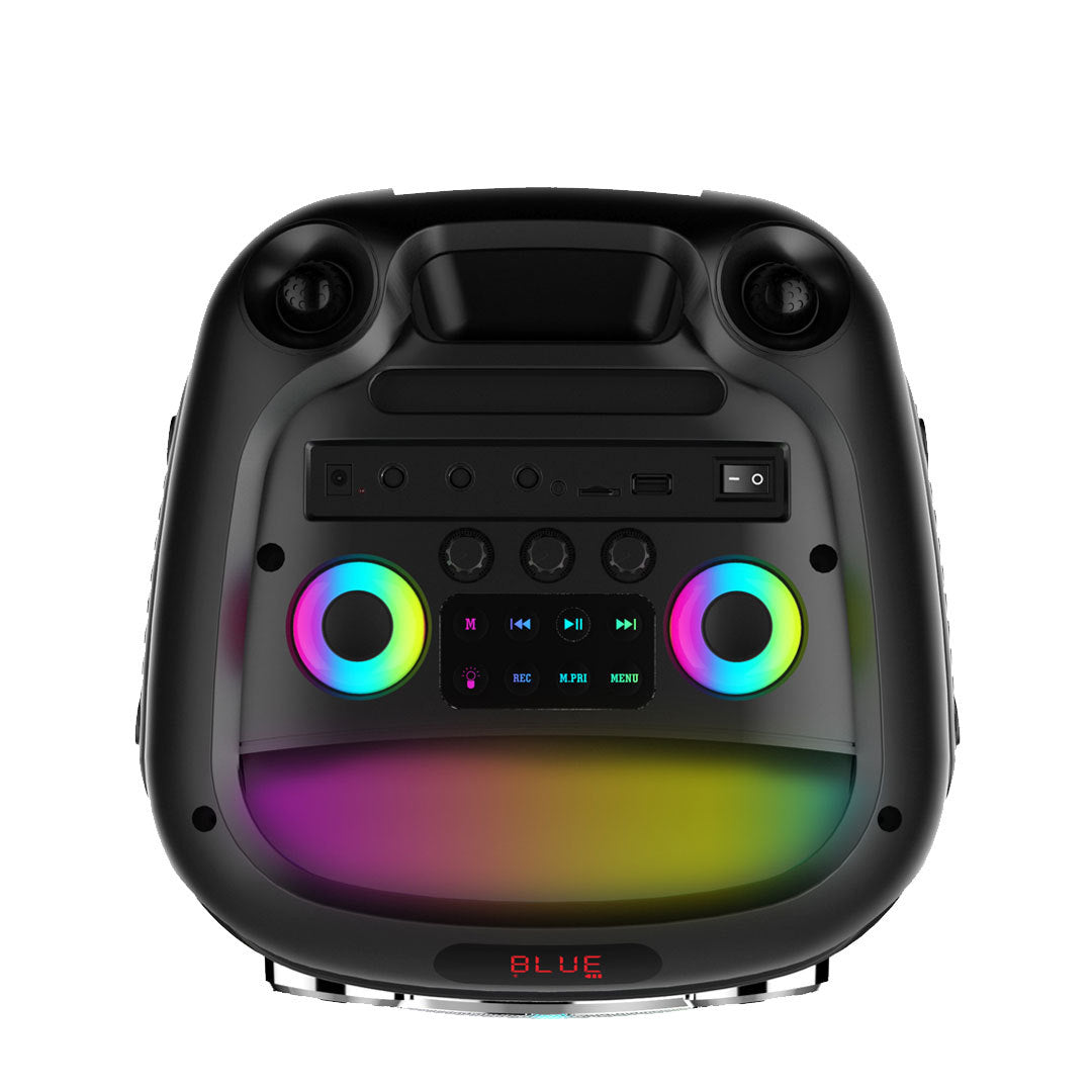 New Double 8inch Transparent Mecha High-Power Bluetooth Speaker Large Volume Bluetooth Speaker