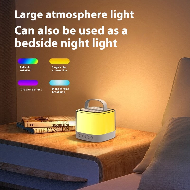 New Bluetooth Speaker Portable Outdoor Bluetooth Audio Wireless Karaoke with Microphone for Home KTV