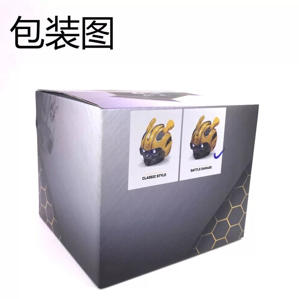 New Bluetooth Speaker Iron Man Bumblebee Helmet Creative Gift Novelty Radio Card Slot Phone Speaker