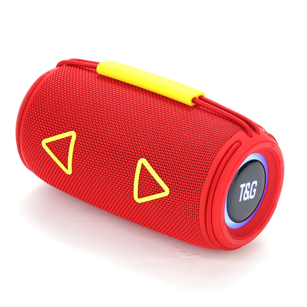 Cross-Border New Bluetooth Speaker TG657 Outdoor Portable Sports Cylindrical RGB Lighting Handheld Subwoofer Speaker