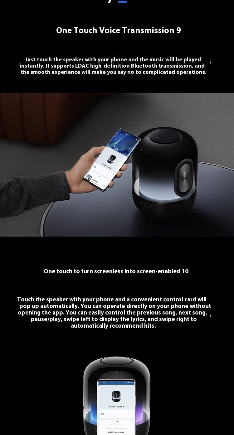 Brand New Huawei SoundX New Smart Bluetooth Speaker for Home Desktop with Devialet Tuning and Smart Voice Control