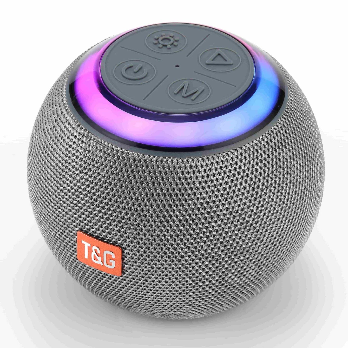 New TG683 Bluetooth Speaker Round Colorful Light Card Insert U Disk Outdoor Portable Big Speaker Mini Subwoofer