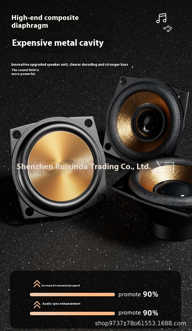 Vintage Wireless Bluetooth Speaker Large Loudspeaker Heavy Bass Wooden Long Soundbar Home Card Slot Desktop Car Audio