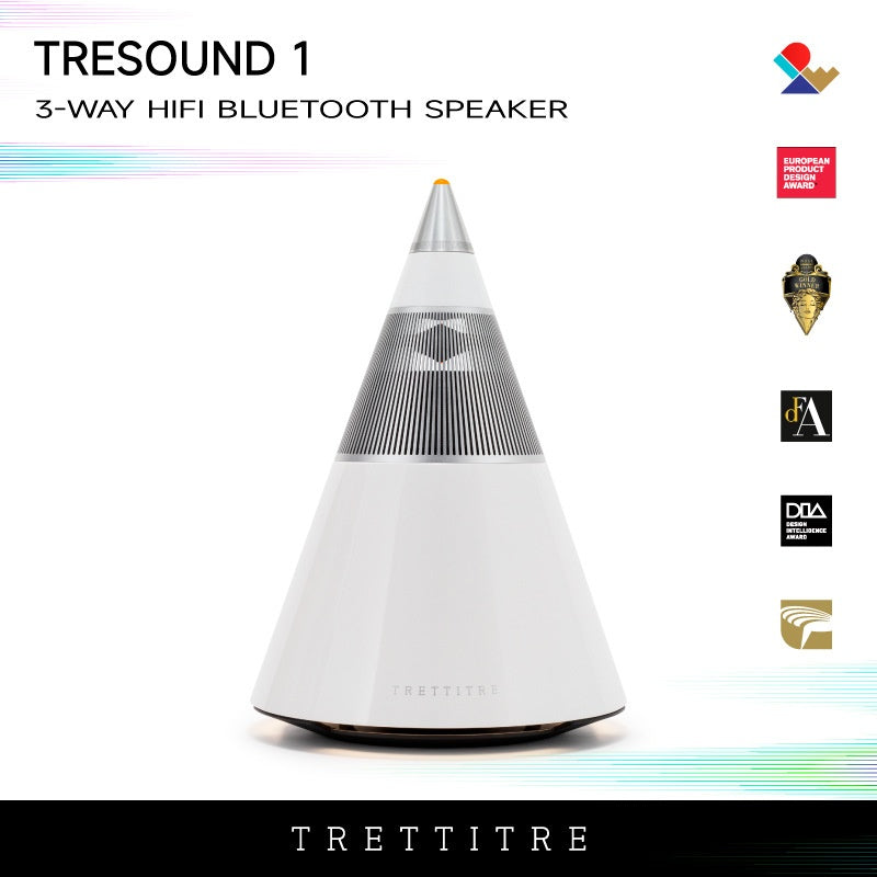 Pure Acoustics TRETTITRE Audiophile HiFi Bluetooth Speaker Multi-Functional TTT Wooden Big Mountain Peak Custom Speaker
