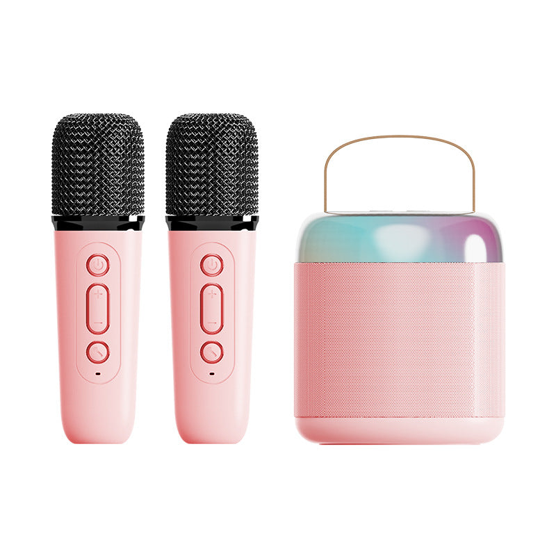 New Bluetooth Speaker Portable Outdoor Bluetooth Audio Wireless Karaoke with Microphone for Home KTV