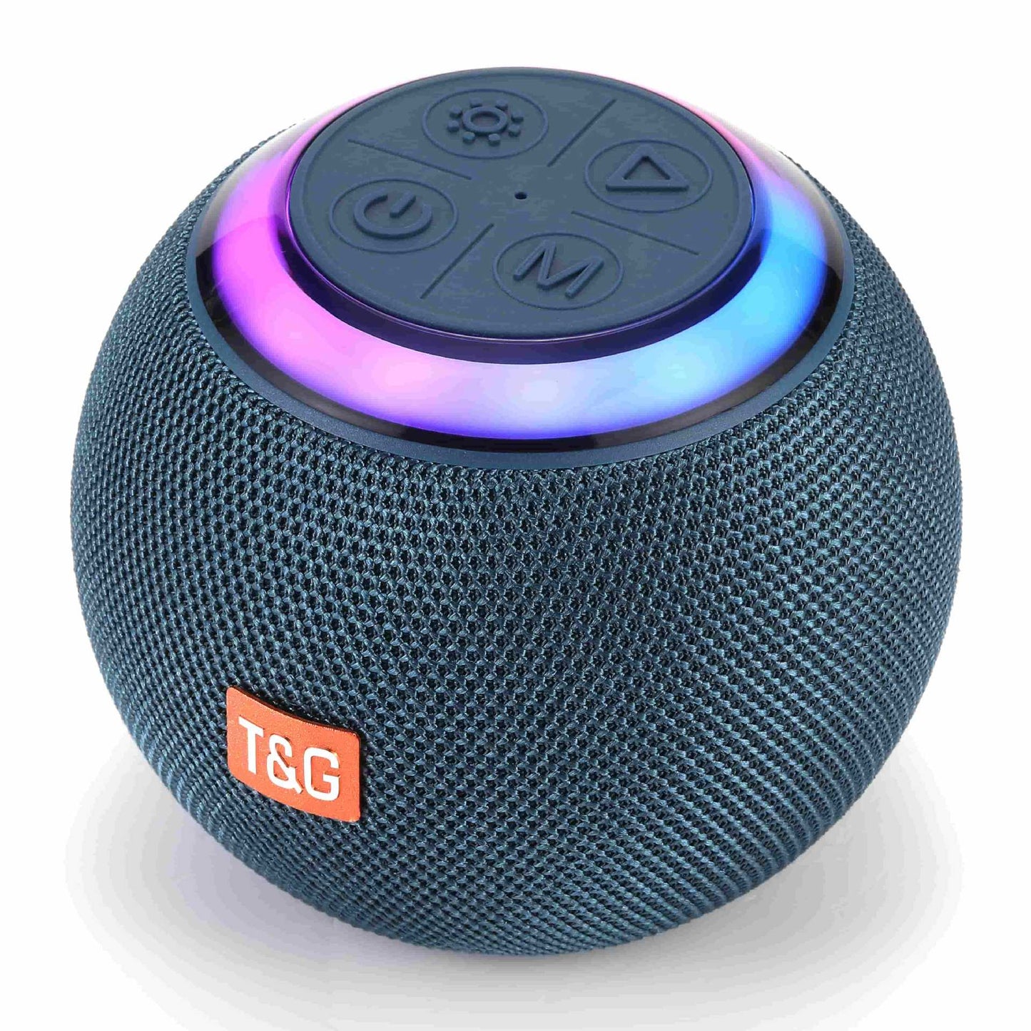 New TG683 Bluetooth Speaker Round Colorful Light Card Insert U Disk Outdoor Portable Big Speaker Mini Subwoofer